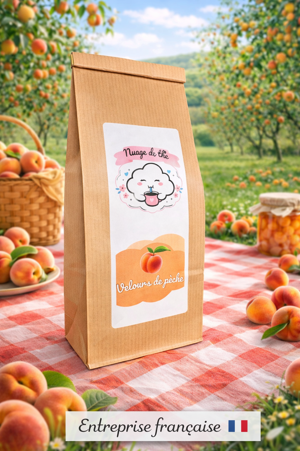 Thé noir antioxydant - Velours de pêche