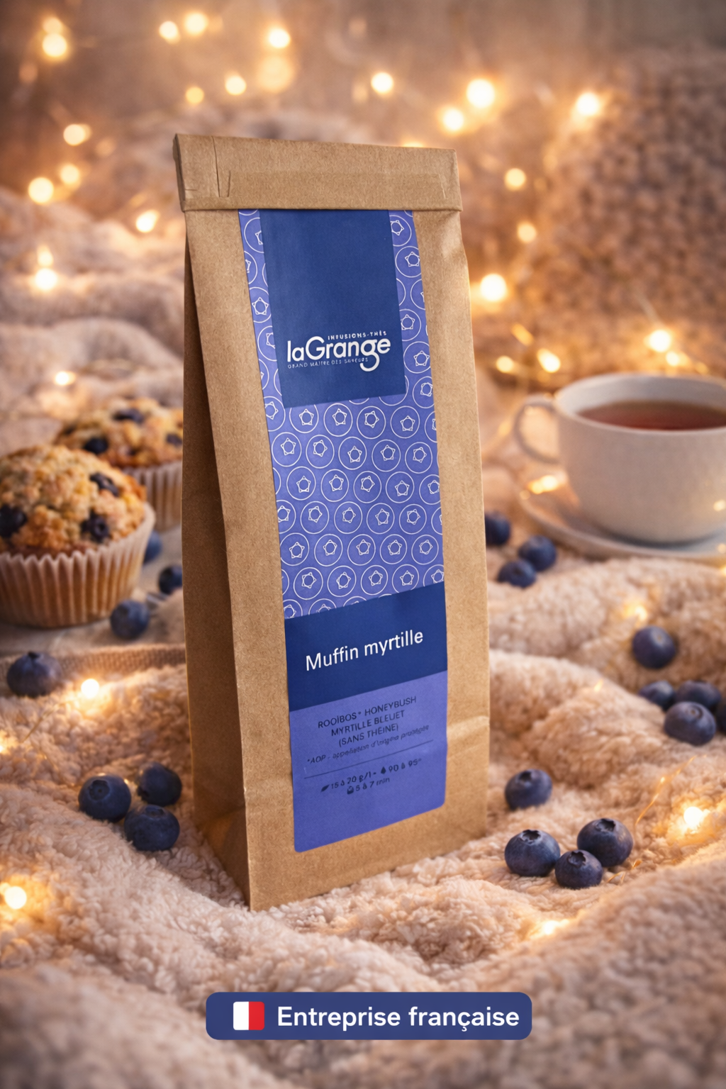 Tisane rooibos gourmand - Muffin myrtille