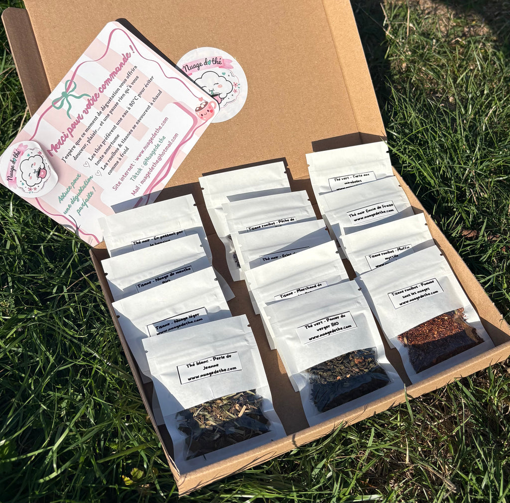 Coffret dégustation - 12 tisanes et thés