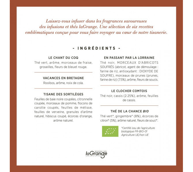 Coffret à offrir MIX thés - tisanes